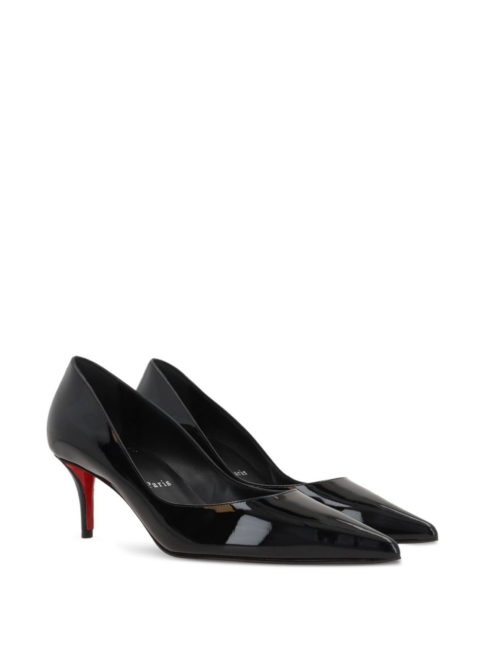 CHRISTIAN LOUBOUTIN Pointed Toe Low Heel Slip-On Pumps