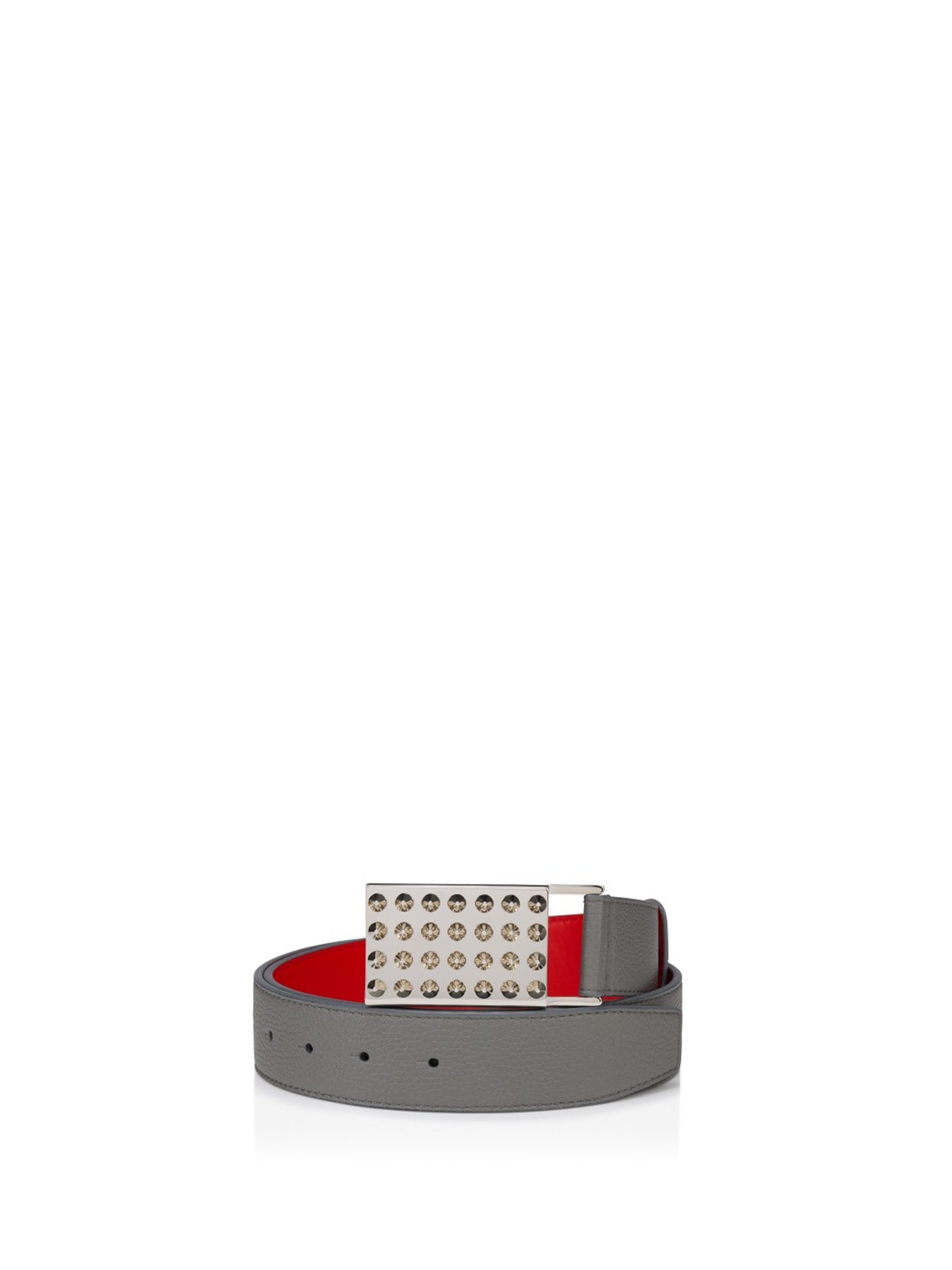 CHRISTIAN LOUBOUTIN Silver Belt for Men
