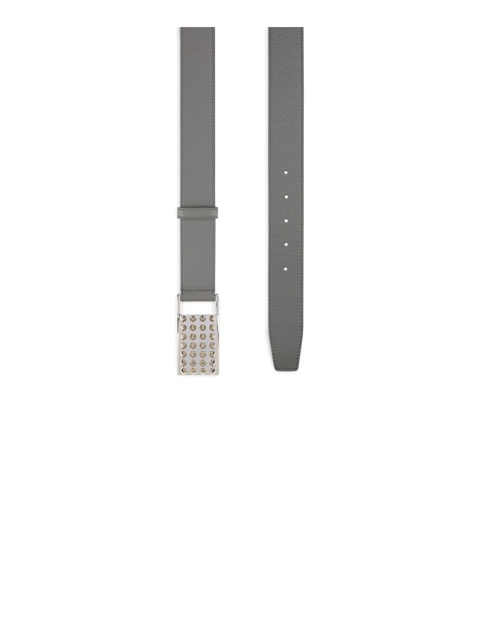 CHRISTIAN LOUBOUTIN Silver Belt for Men