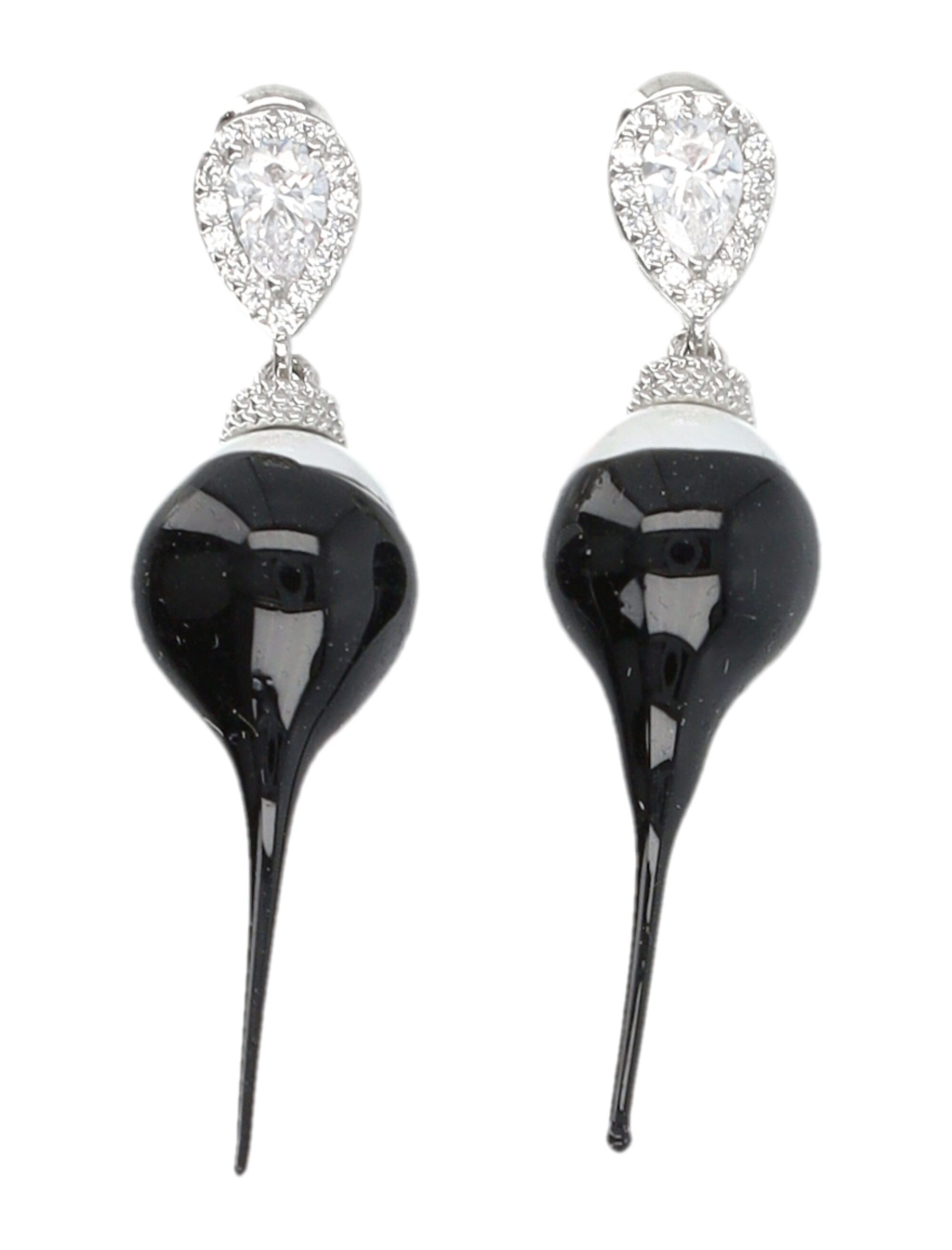 OTTOLINGER Avant-Garde Pearl Drop Earrings