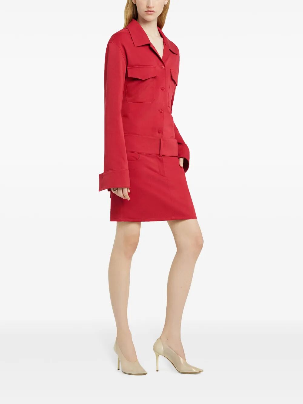 COURREGÈS Women's Utility Polycotton Shirt