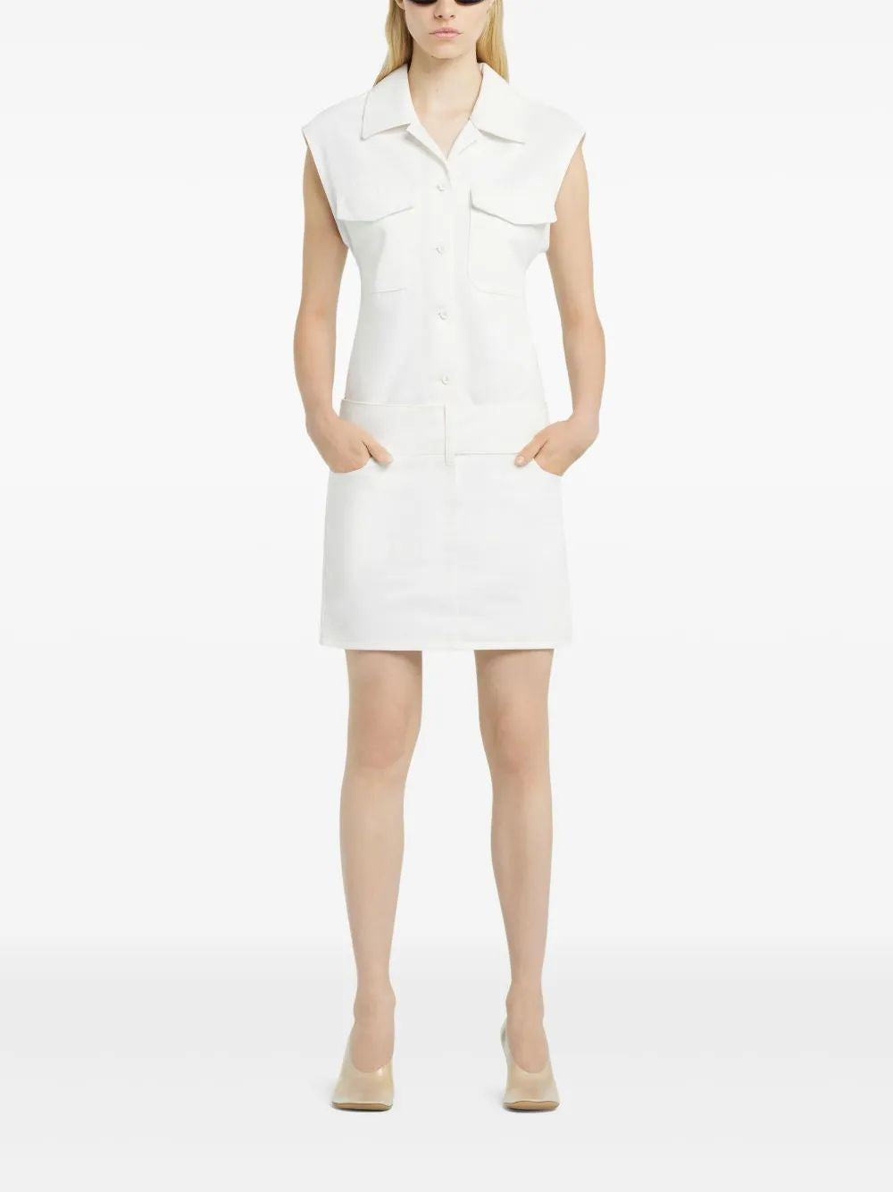 COURREGÈS Utility Vest with Pockets for Women - SS25 Collection