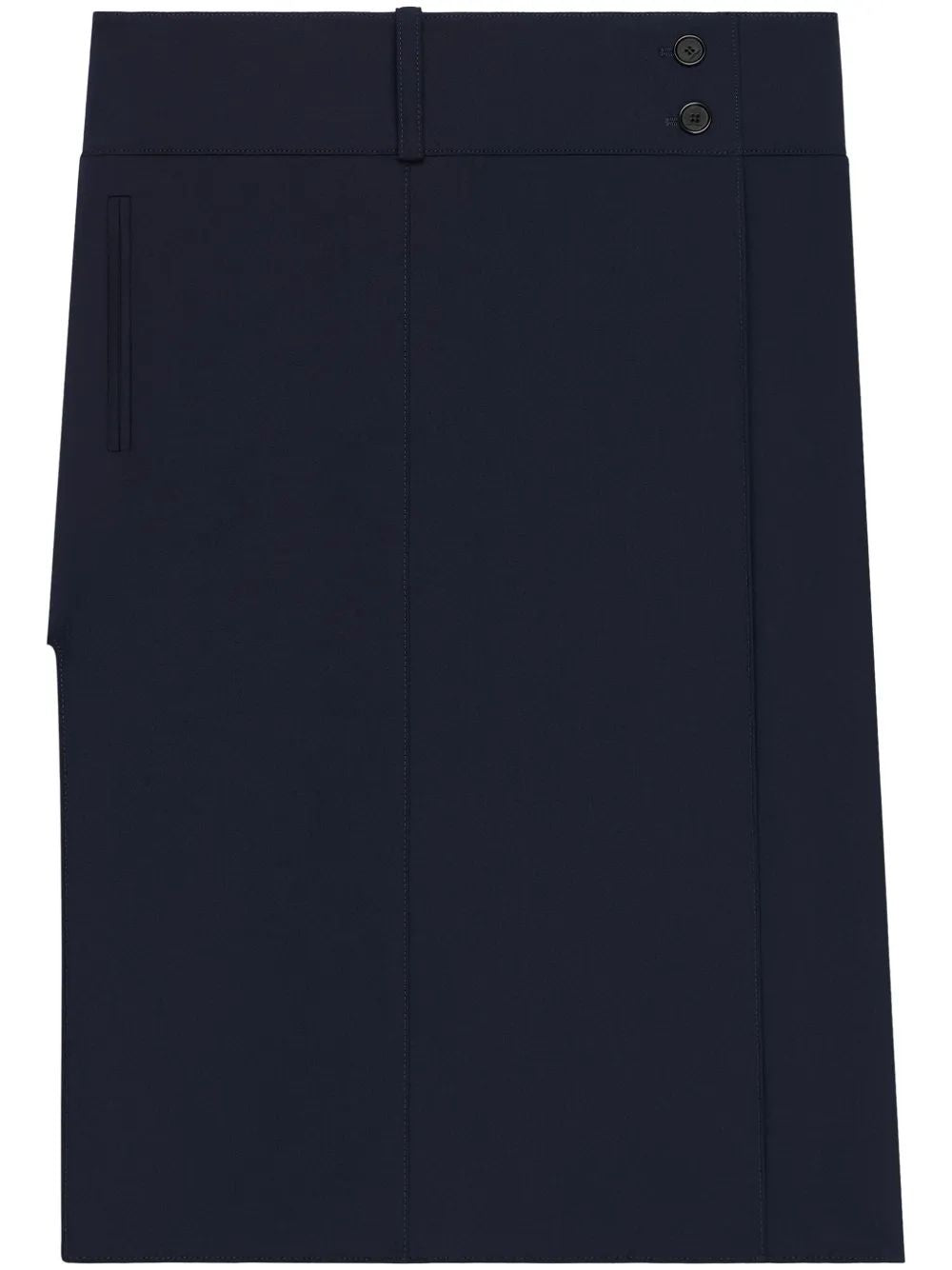 COURREGÈS Chic Midi Skirt for Women