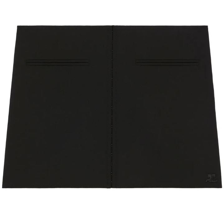 COURREGÈS Stylish Polyester Wool Skirt for Women - SS25 Collection