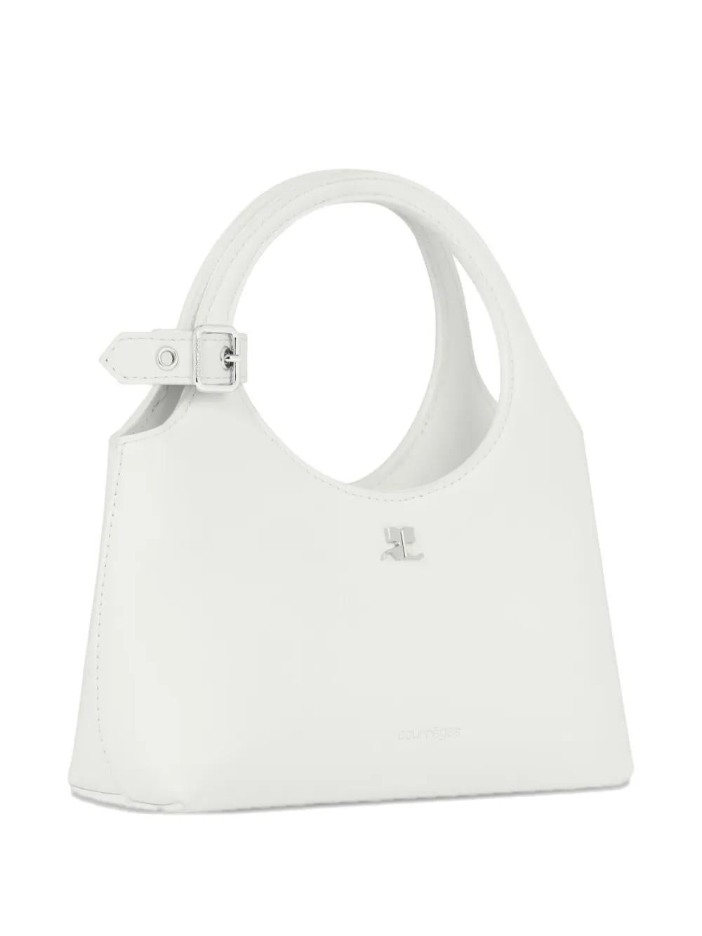 COURREGÈS Mini Leather Shoulder Handbag