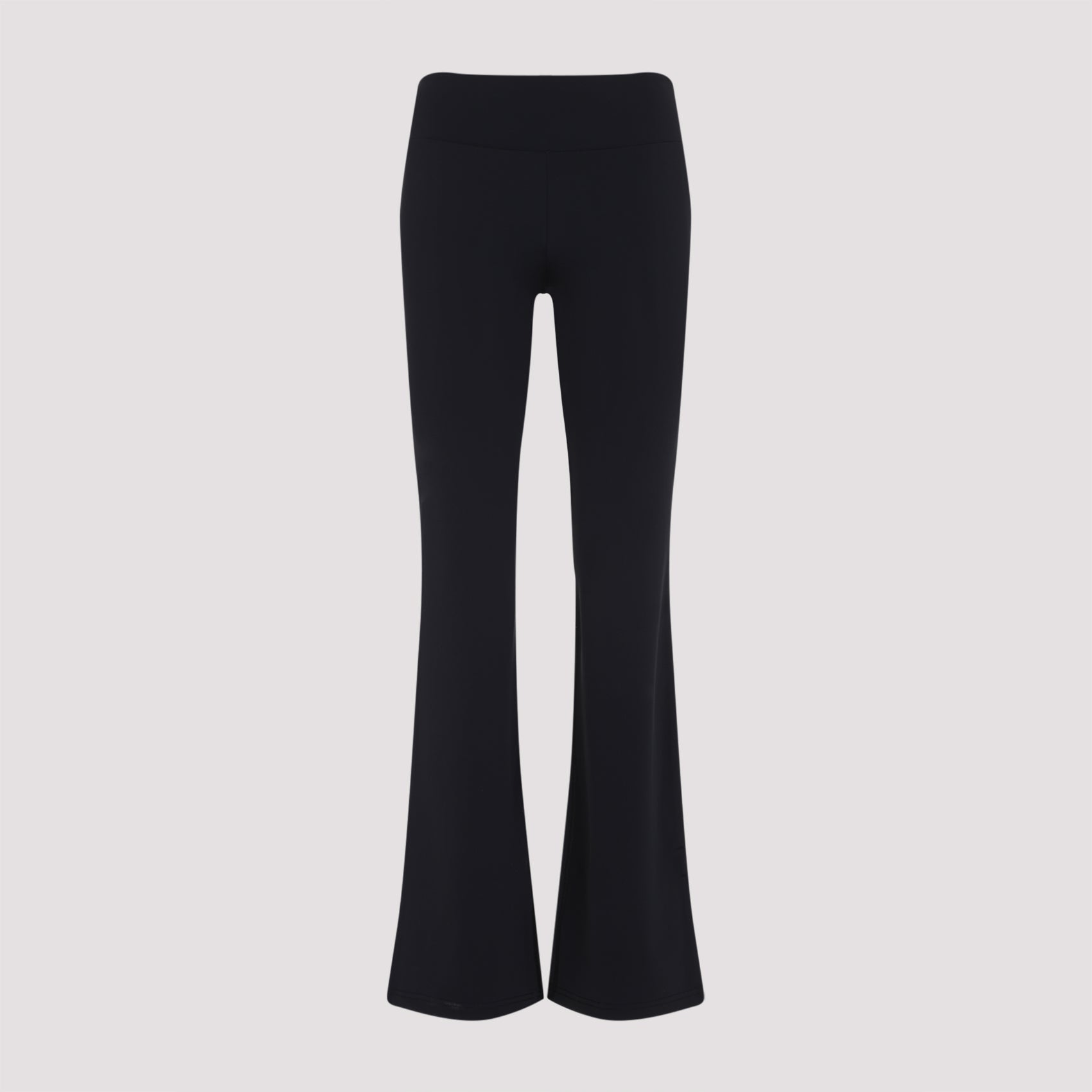 COURREGÈS Women's Low-Rise Scuba Trousers with Concealed Zip
