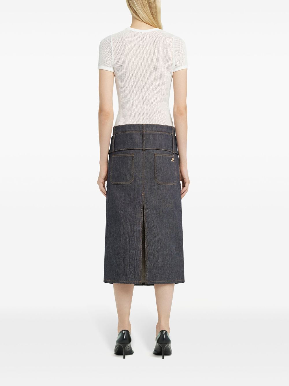 COURREGÈS Logo Cotton T-Shirt