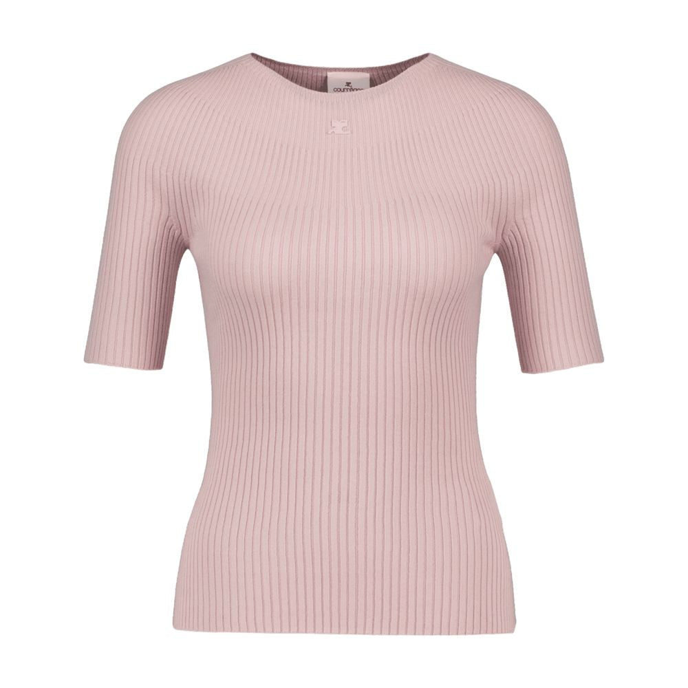 COURREGÈS Solar Mini Sweater for Women - SS25