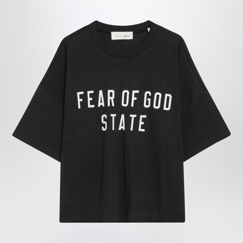 FEAR OF GOD ESSENTIALS Essentials Crewneck T-Shirt with Logo for Women - FW25