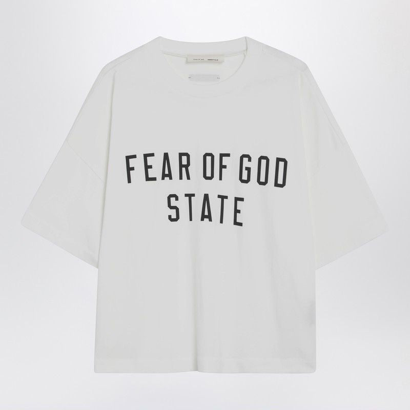 FEAR OF GOD ESSENTIALS Essential Crewneck T-Shirt with Logo - Women