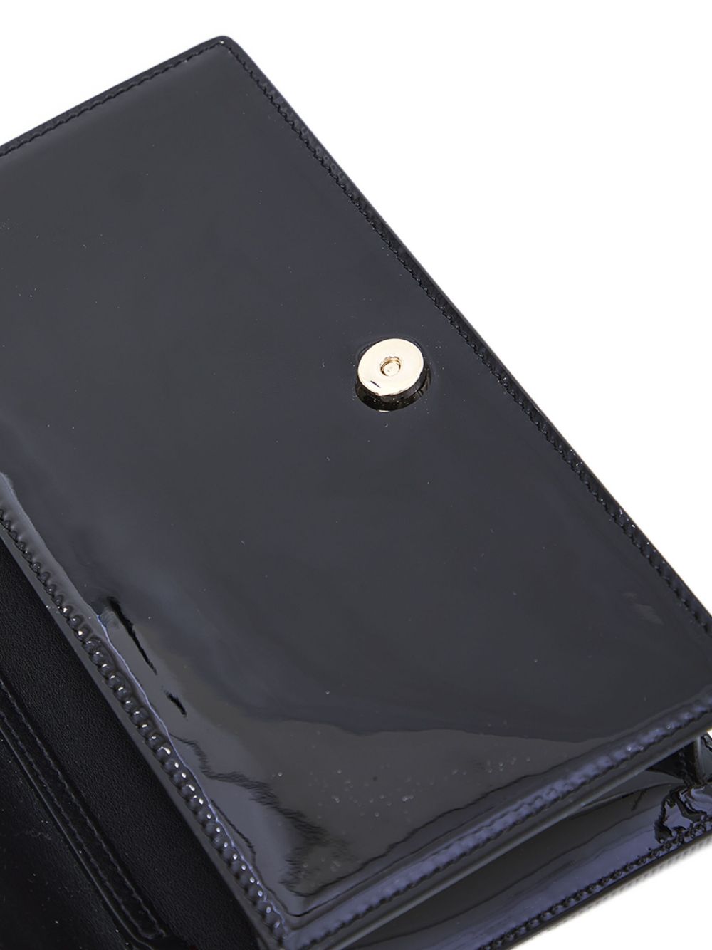 CHRISTIAN LOUBOUTIN Leather Mini Clutch with Removable Chain Strap