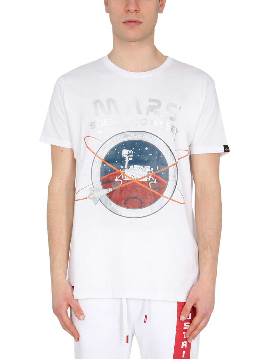 ALPHA INDUSTRIES Mission to Mars Crew Neck T-Shirt