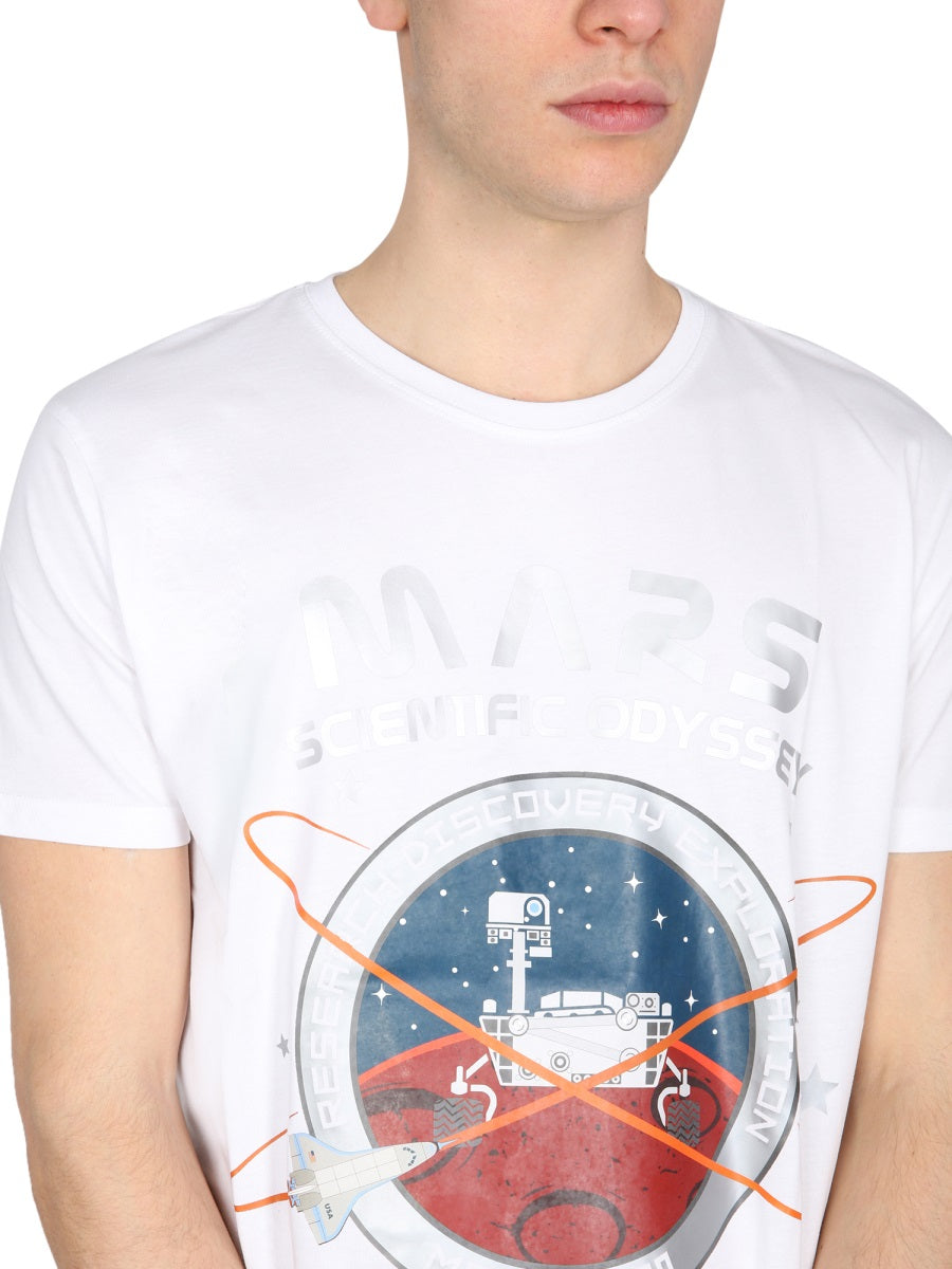 ALPHA INDUSTRIES Mission to Mars Crew Neck T-Shirt