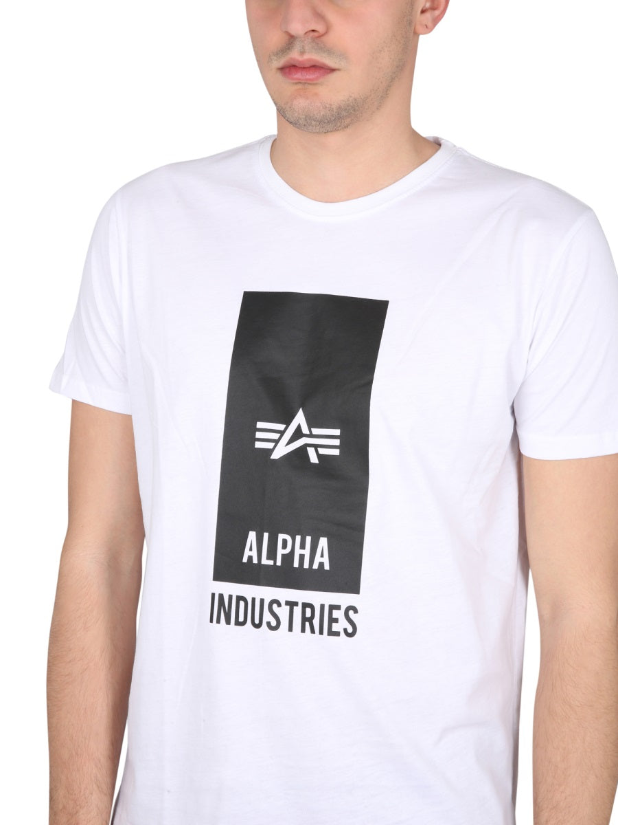 ALPHA INDUSTRIES Logo Print T-Shirt for Men - SS23 Collection