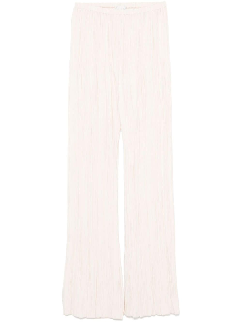 FORTE FORTE High-Waisted Pleated Trousers