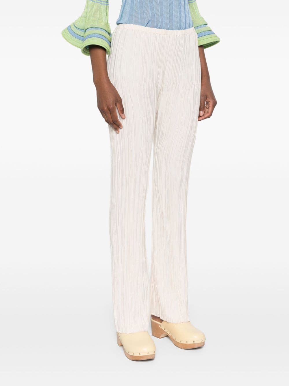 FORTE FORTE High-Waisted Pleated Trousers