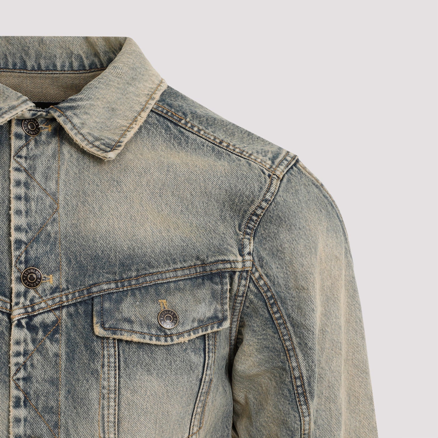 EGONLAB Cutout Denim Jacket for Men - SS24 Collection