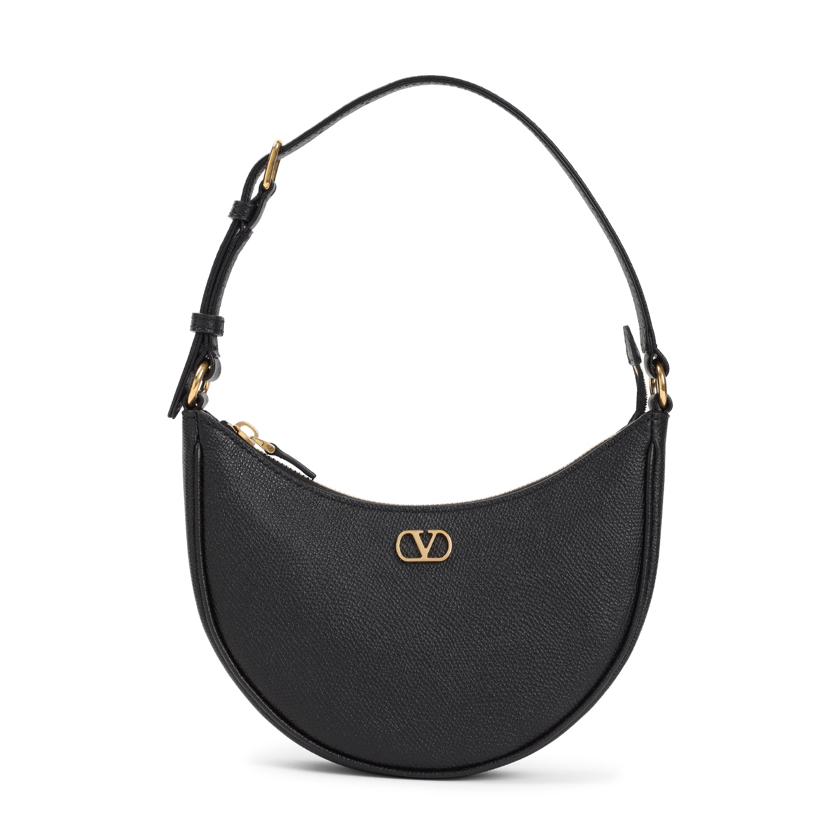 VALENTINO GARAVANI Mini Hobo Handbag with Signature V Logo