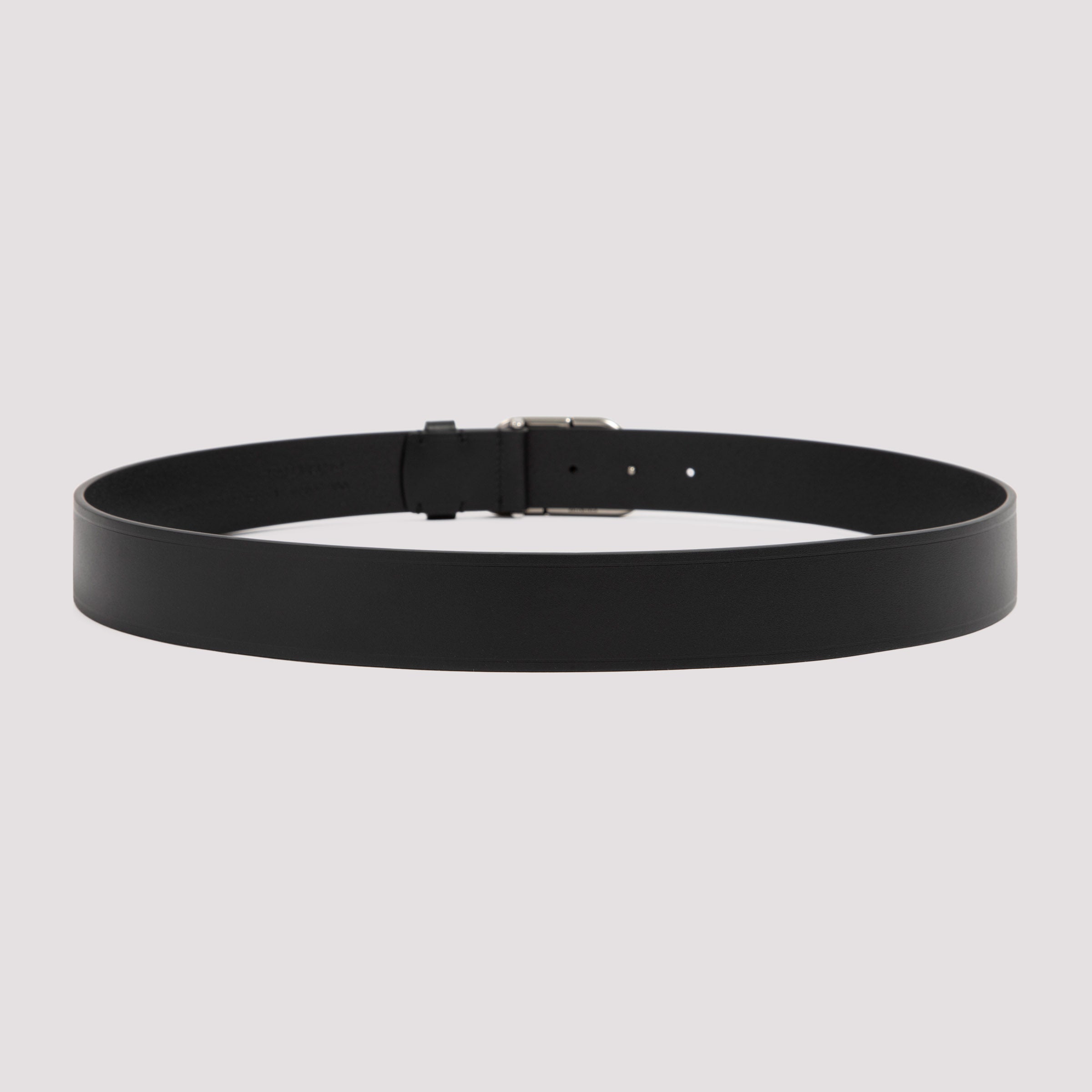 BALENCIAGA Leather Large BB Belt - FW25 Collection