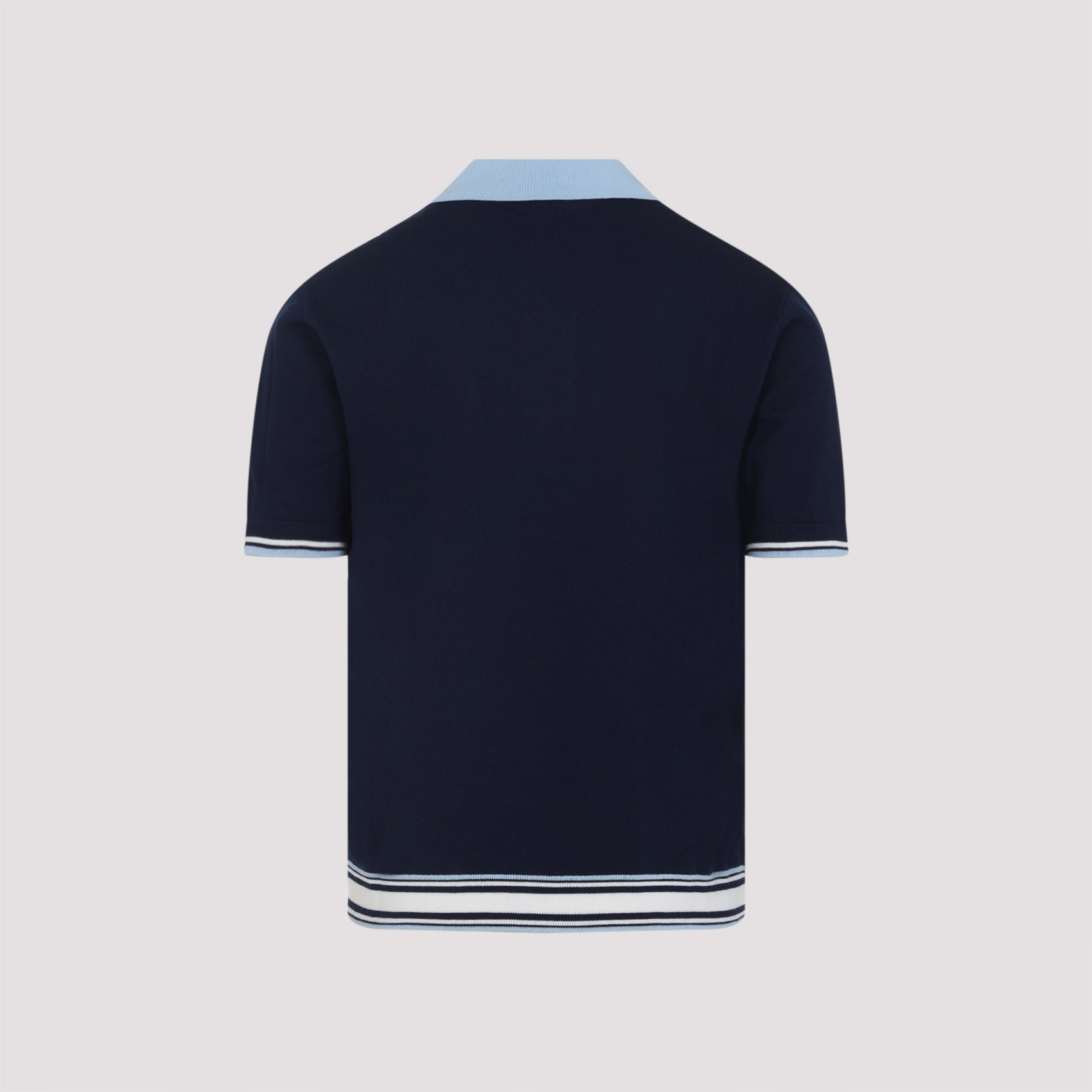 CASABLANCA Men's Merino Wool Tennis Polo