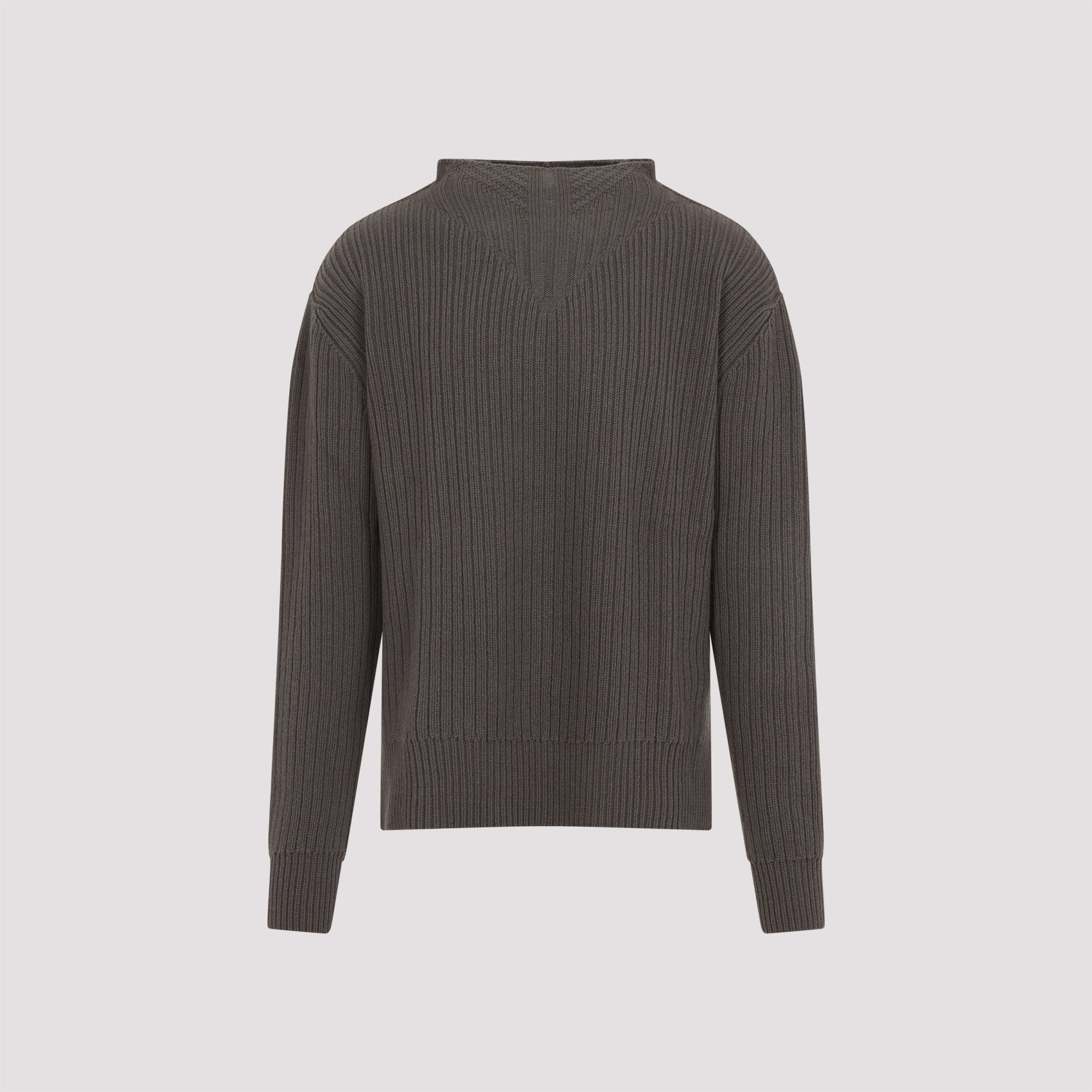 RICK OWENS Fisherman Round Neck Pullover for Men - Fall/Winter 2025