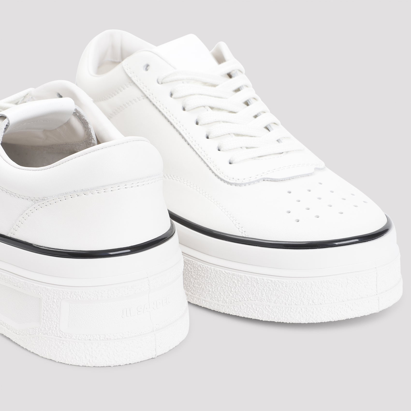 JIL SANDER Low Top Leather Sneaker