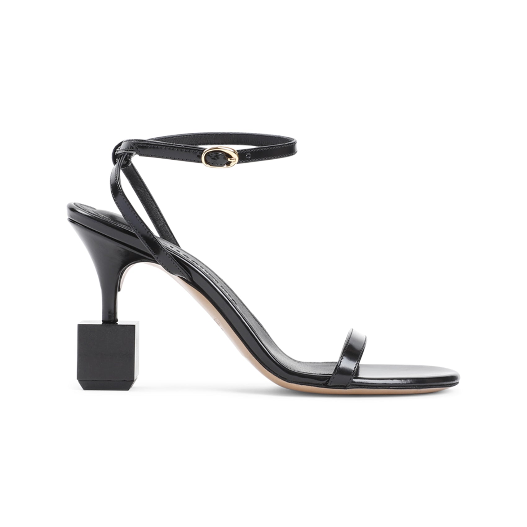 JACQUEMUS Men's Bisou Mini Sandals with 9cm Heel Height