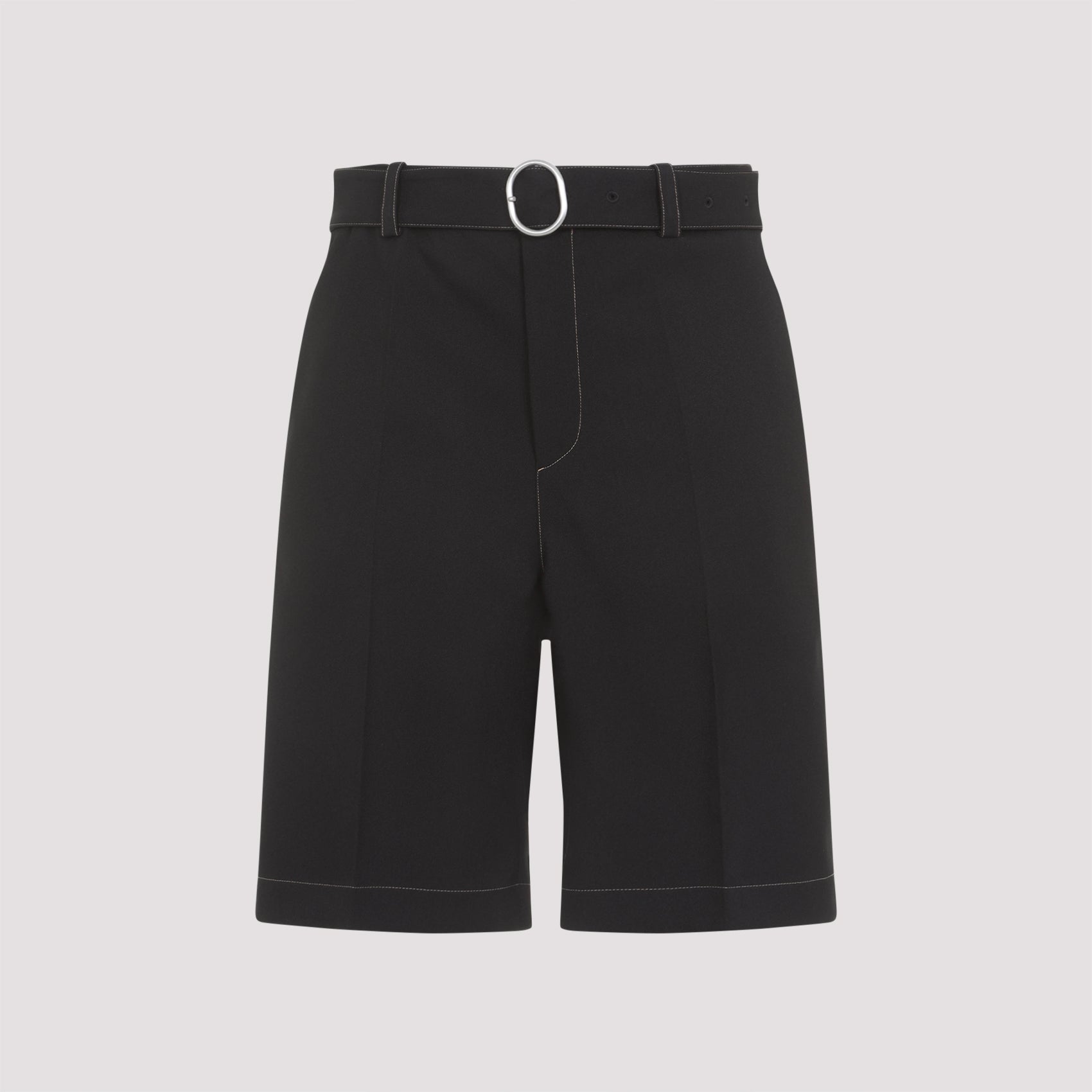 JIL SANDER Men's Mini Polyester Shorts for SS25