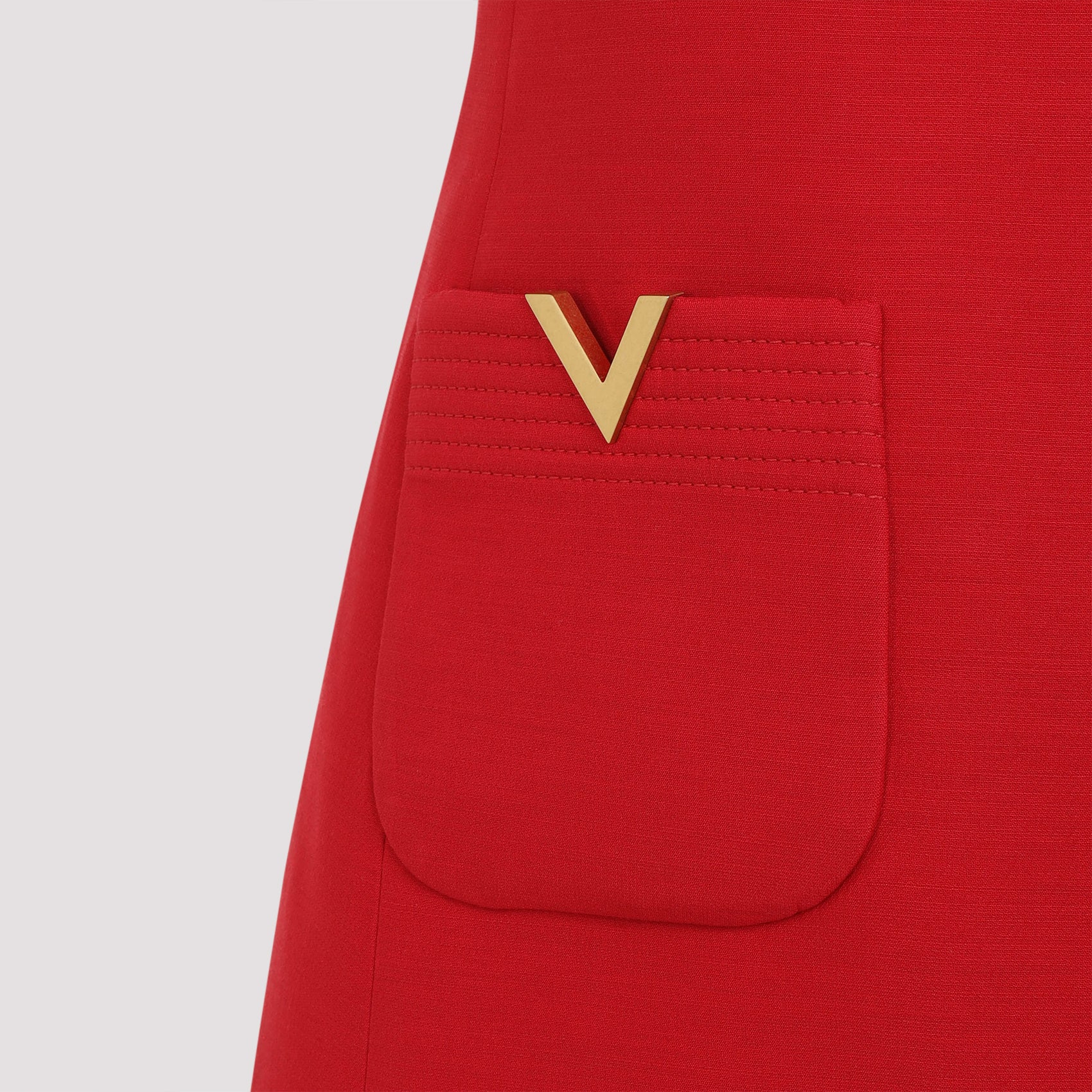 VALENTINO Men's Virgin Wool Mini Dress