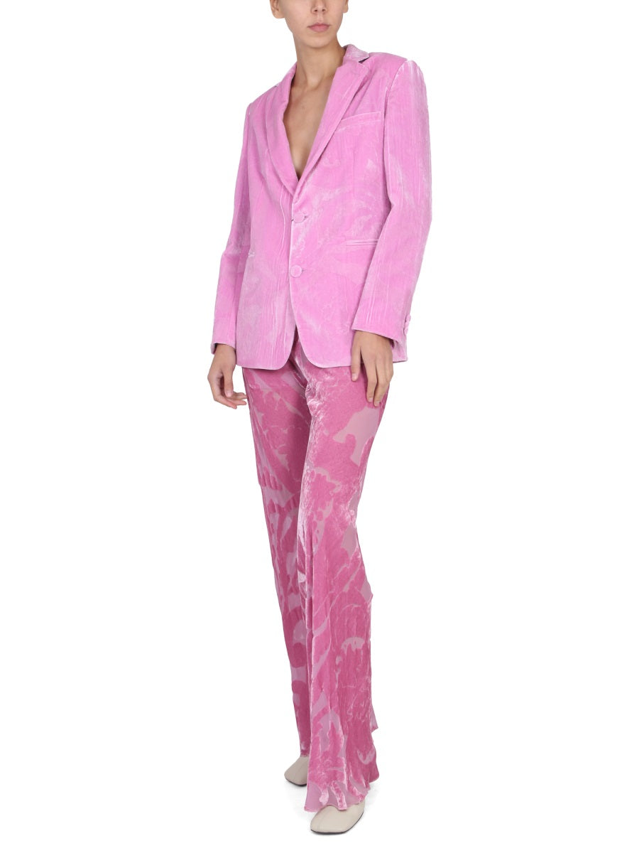 ETRO Maxi Paisley Patterned Jacket with Notched Lapels for Women