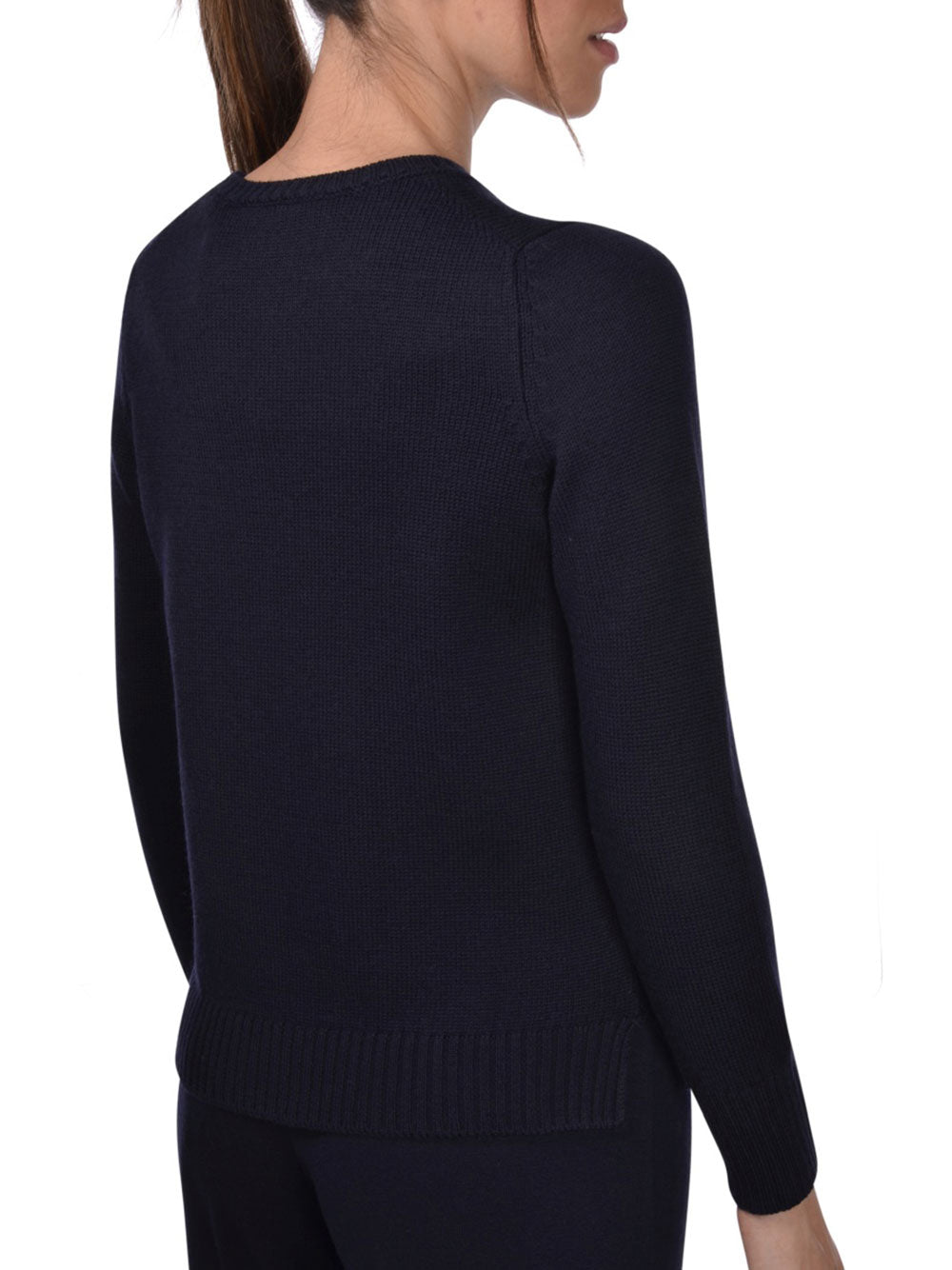 GRAN SASSO Virgin Wool Crew Neck Sweater for Women