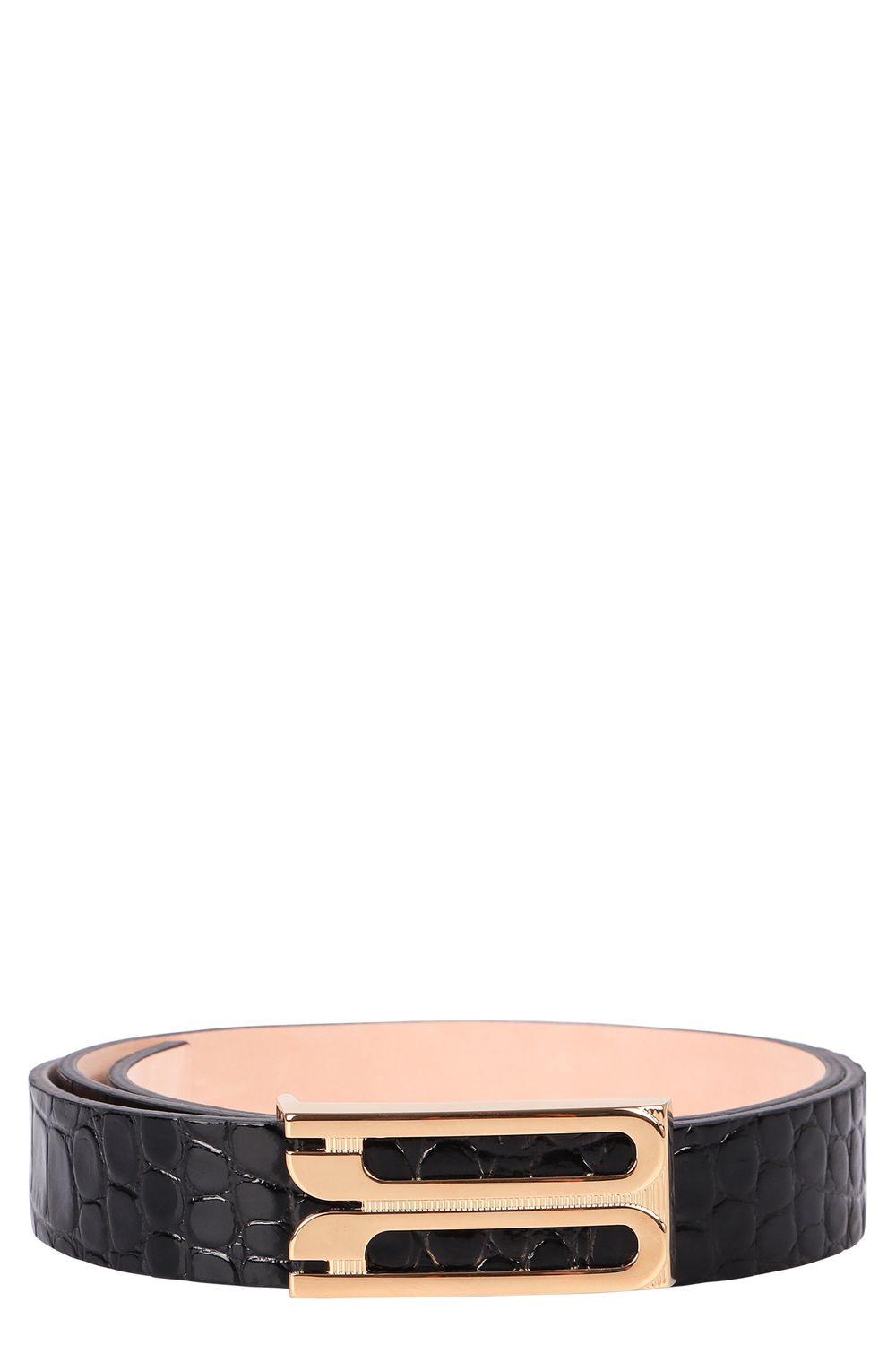VICTORIA BECKHAM Jumbo Frame Printed Leather Belt
