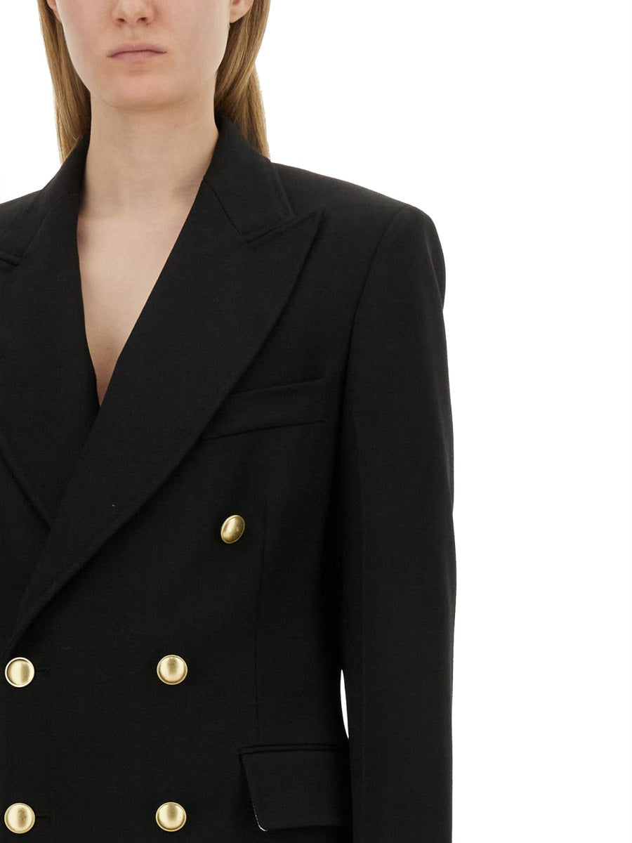 VICTORIA BECKHAM Double-Breasted Jacket - Size 8 UK
