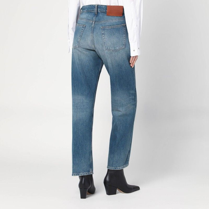 VICTORIA BECKHAM Faded High-Waisted Jeans