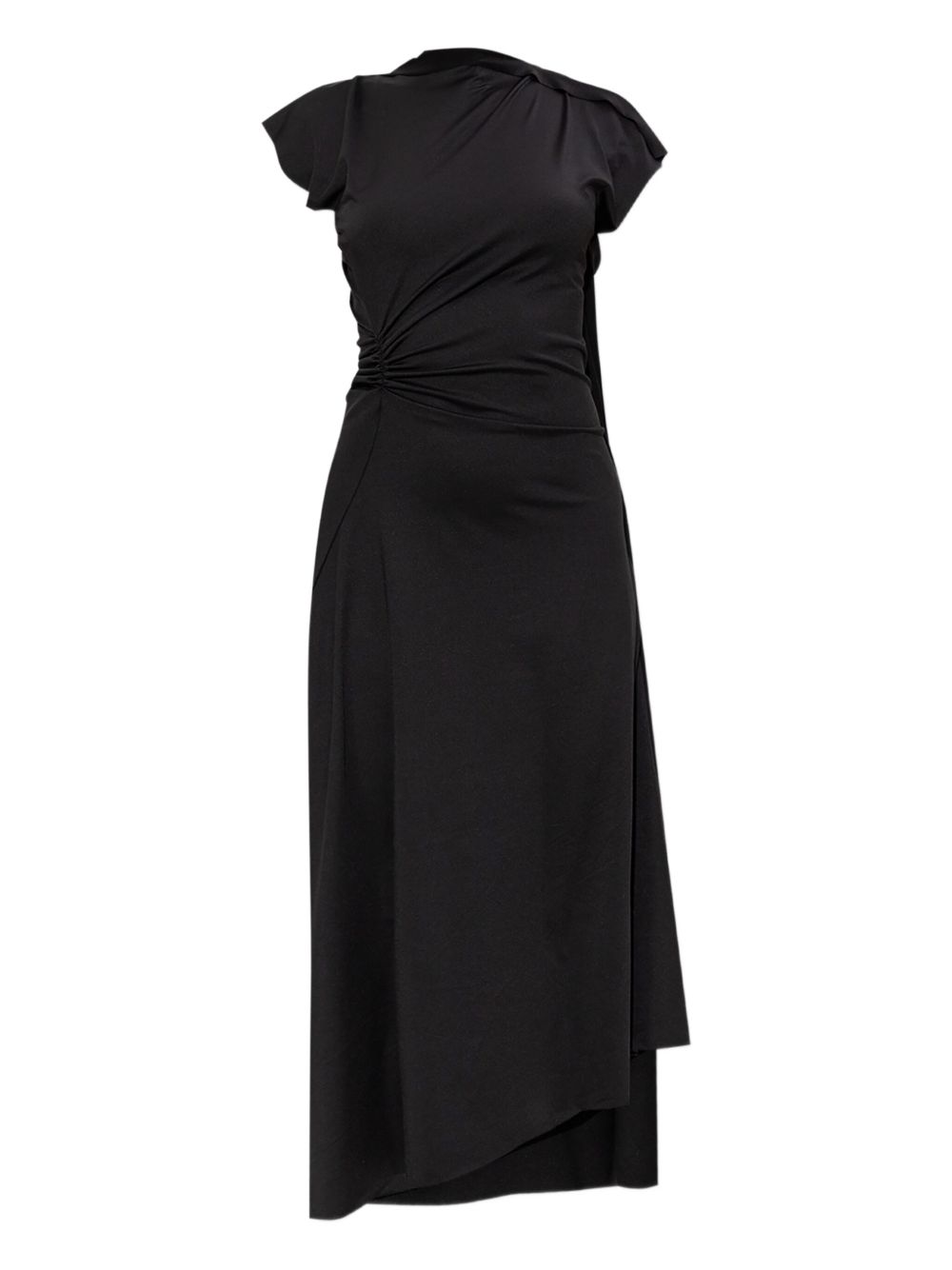 VICTORIA BECKHAM Asymmetrical Draped Mini Dress