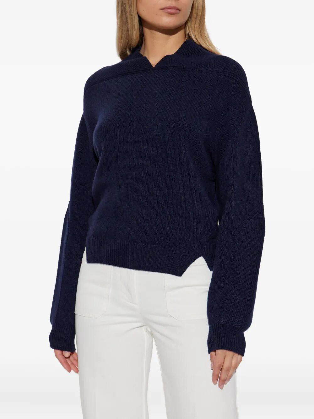 VICTORIA BECKHAM Cashmere Blend V-Neck Jumper for Women
