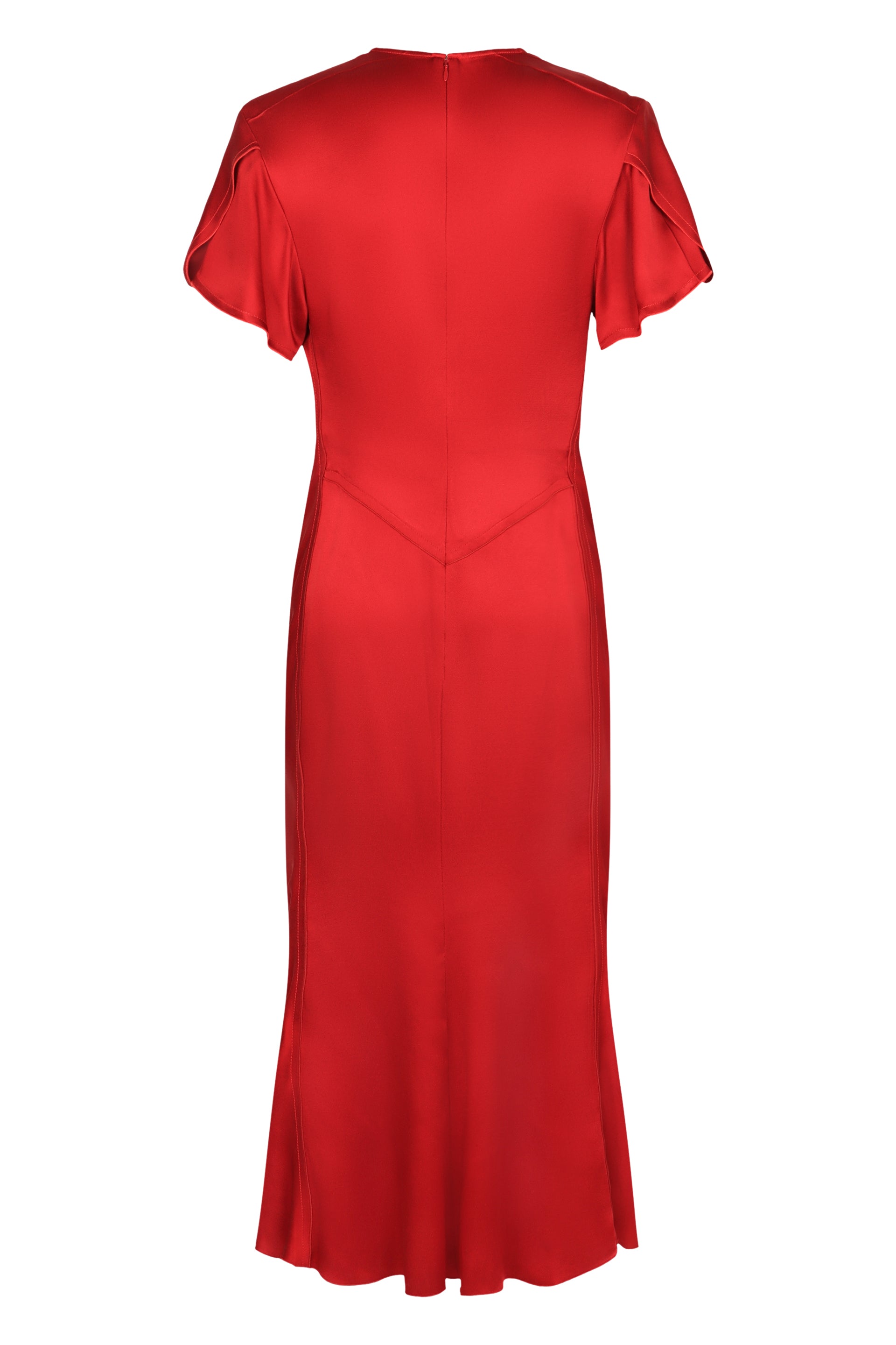 VICTORIA BECKHAM Draped Midi Dress