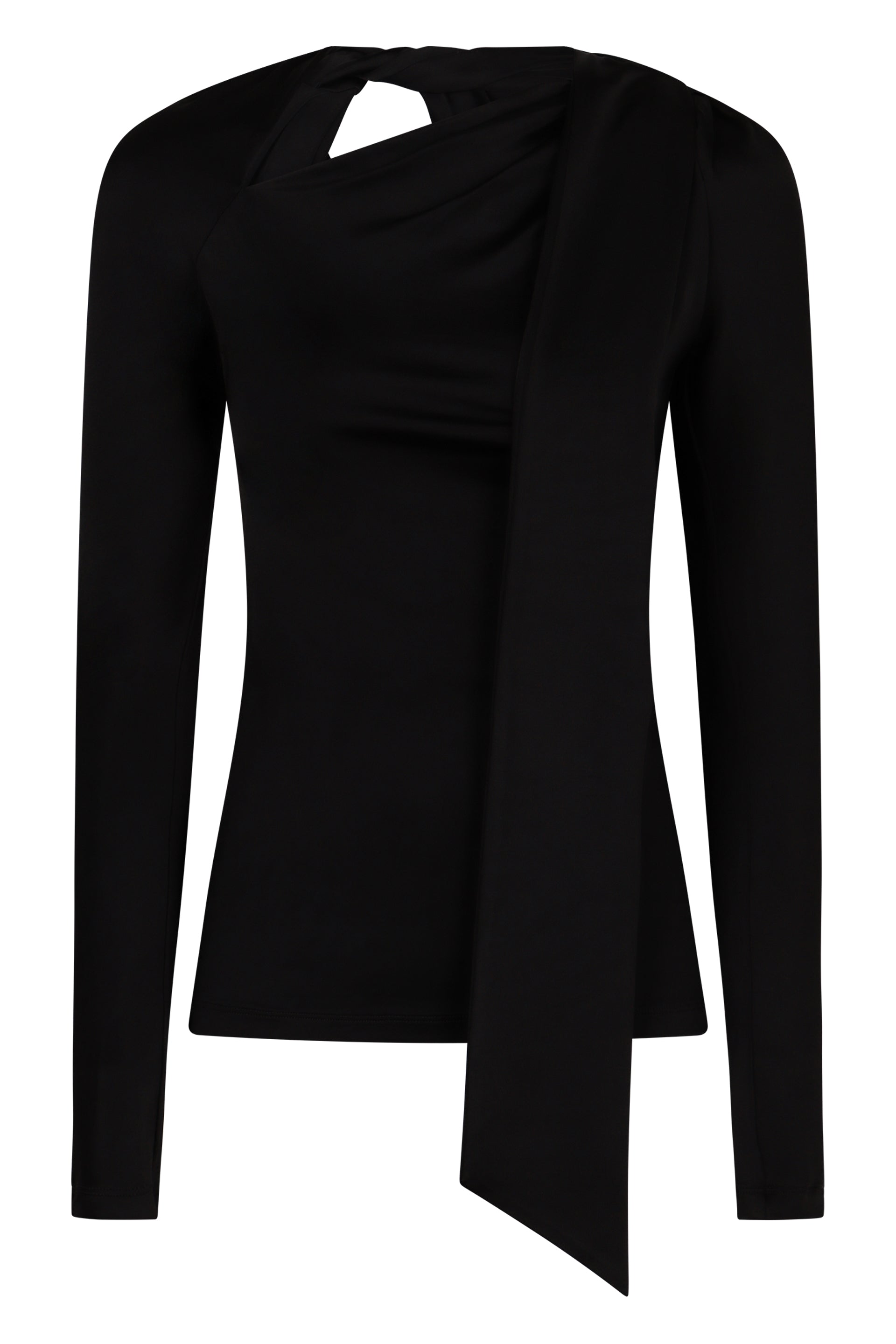 VICTORIA BECKHAM Asymmetric Long Sleeve Top