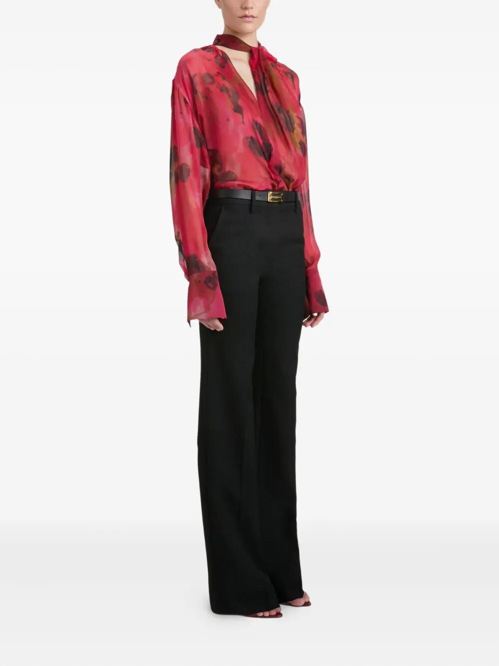 VICTORIA BECKHAM Tailored Straight Leg Trousers
