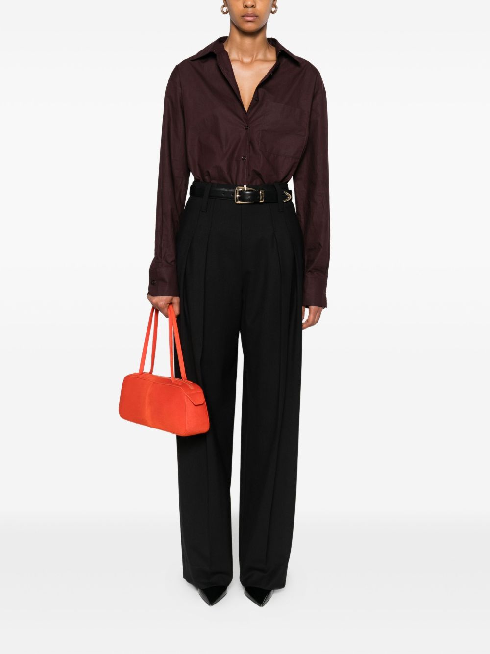 VICTORIA BECKHAM Concealed Front Trousers for Women