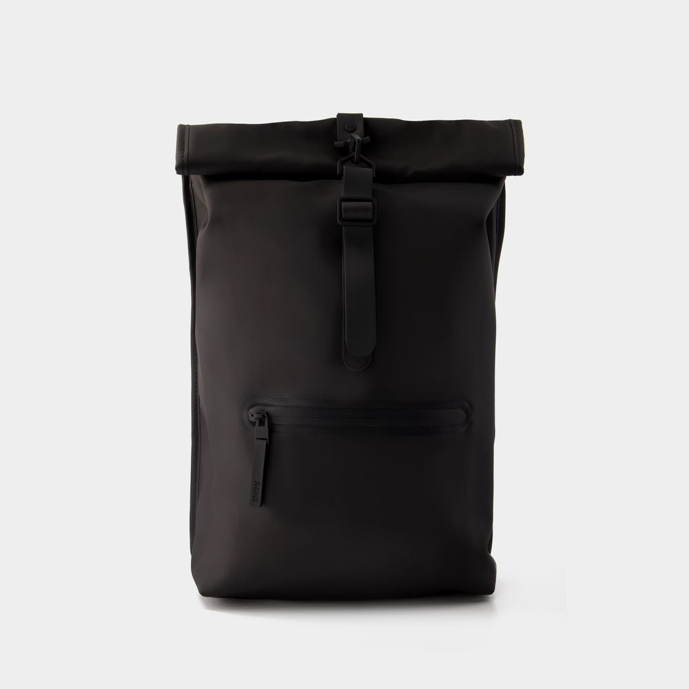 RAINS Contemporary Rolltop Rucksack Backpack