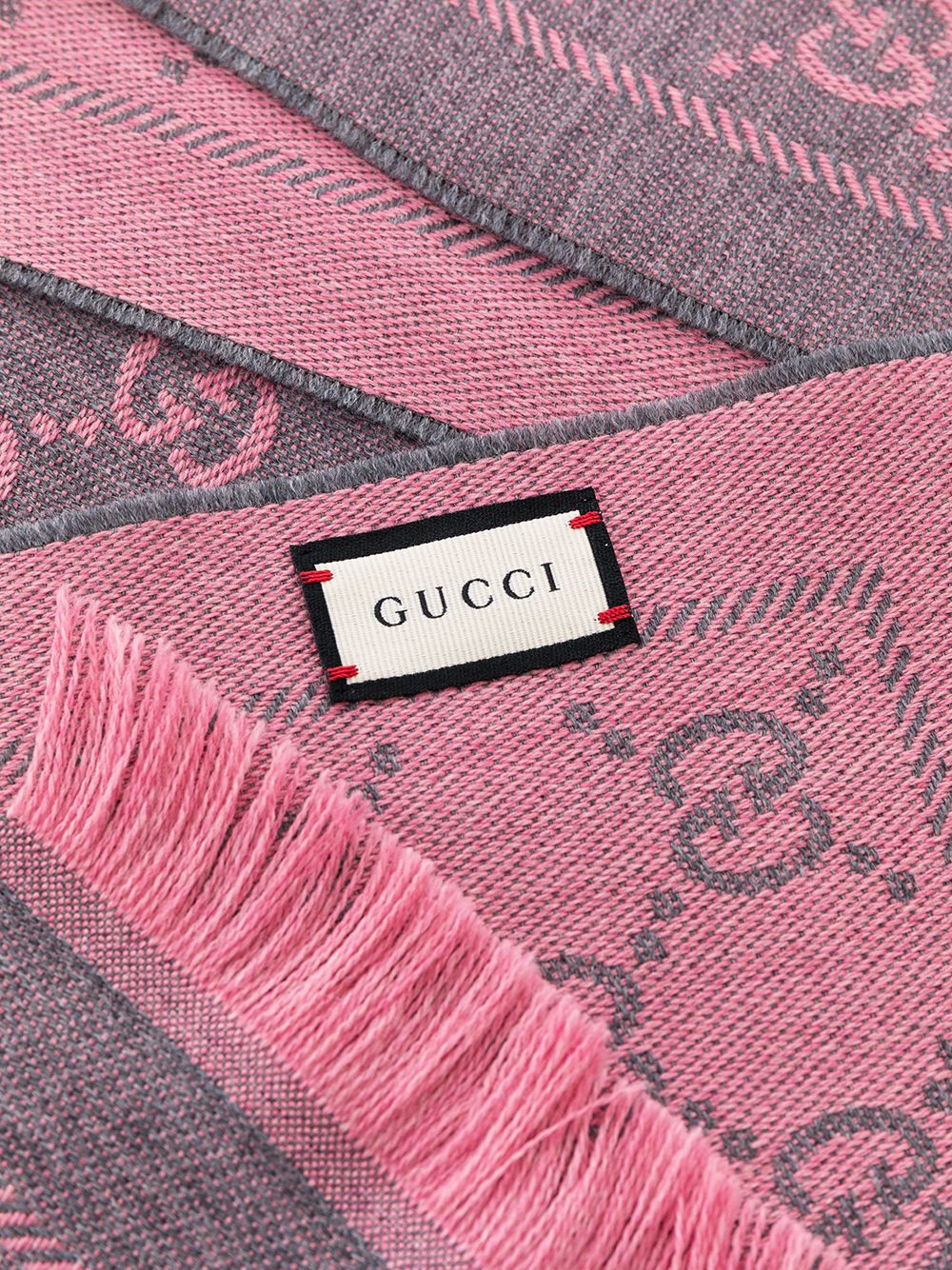 GUCCI Jacquard Logo Scarf