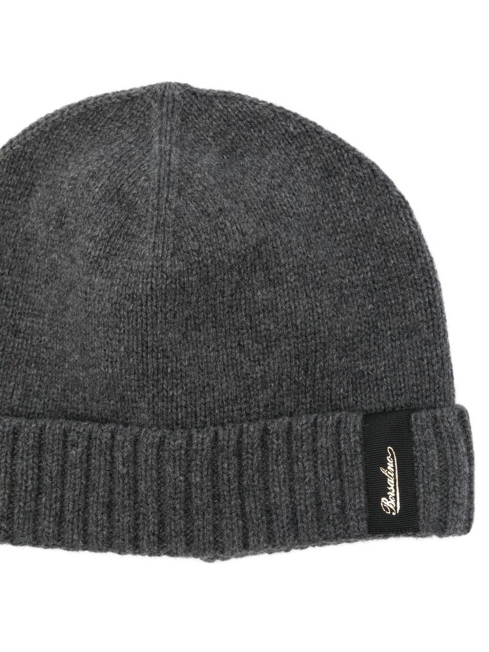 BORSALINO Ribbed Cashmere Beanie for Women