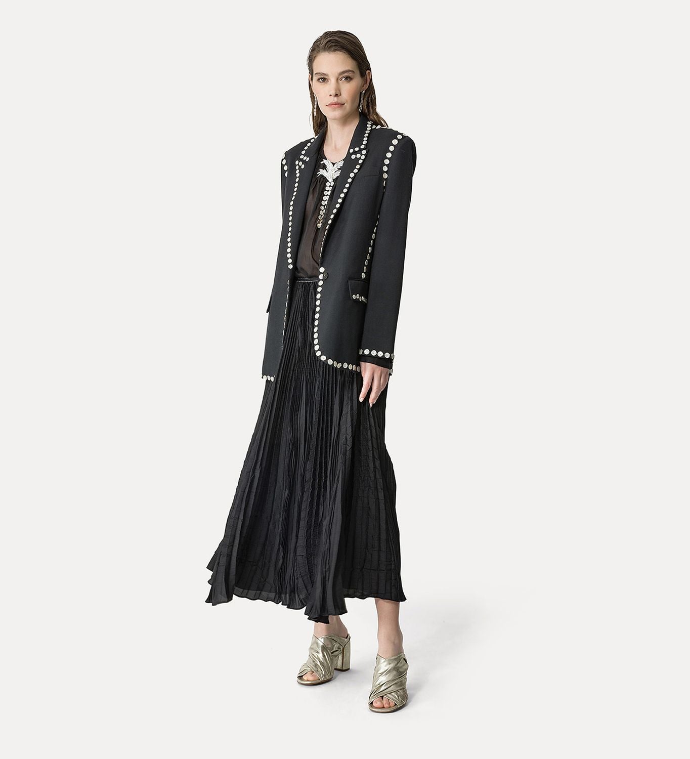 FORTE FORTE Pearl Suite Embroidery Mini Top