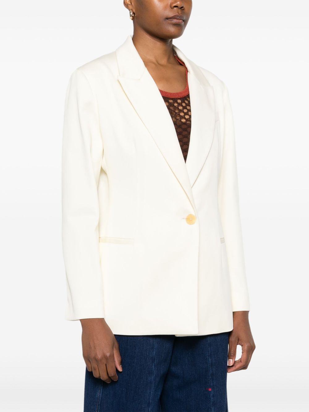 FORTE FORTE Single-Breasted Blazer Jacket for Women