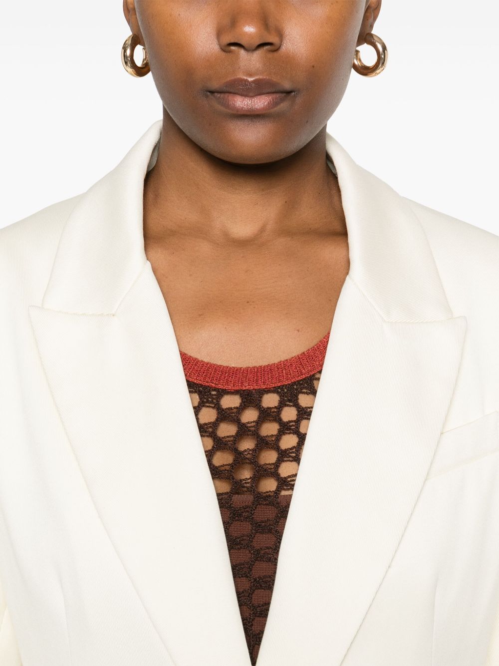 FORTE FORTE Single-Breasted Blazer Jacket for Women