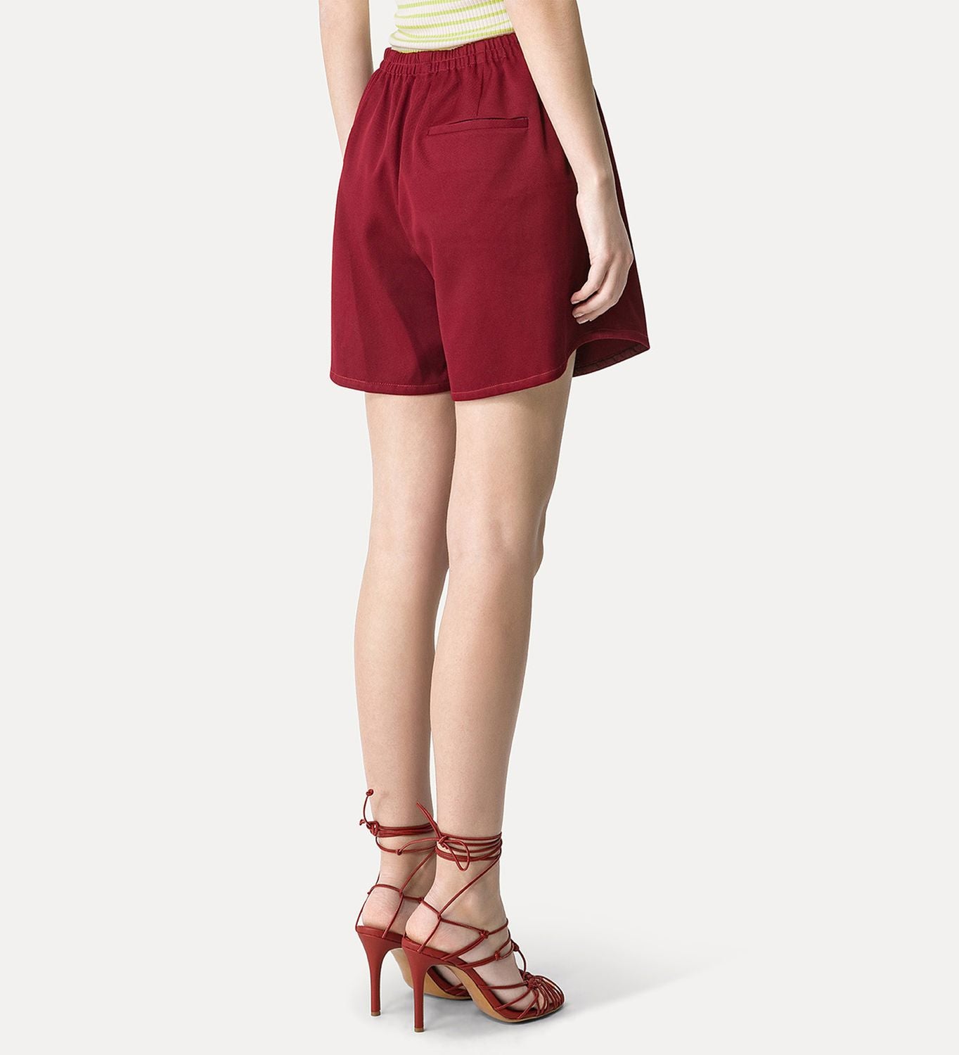 FORTE FORTE Mercerized Cotton Twill Mini Shorts