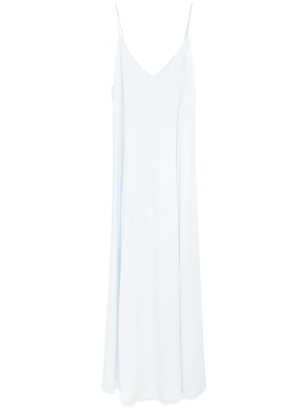 FORTE FORTE Satin Midi Slipdress with Front Slits for Women