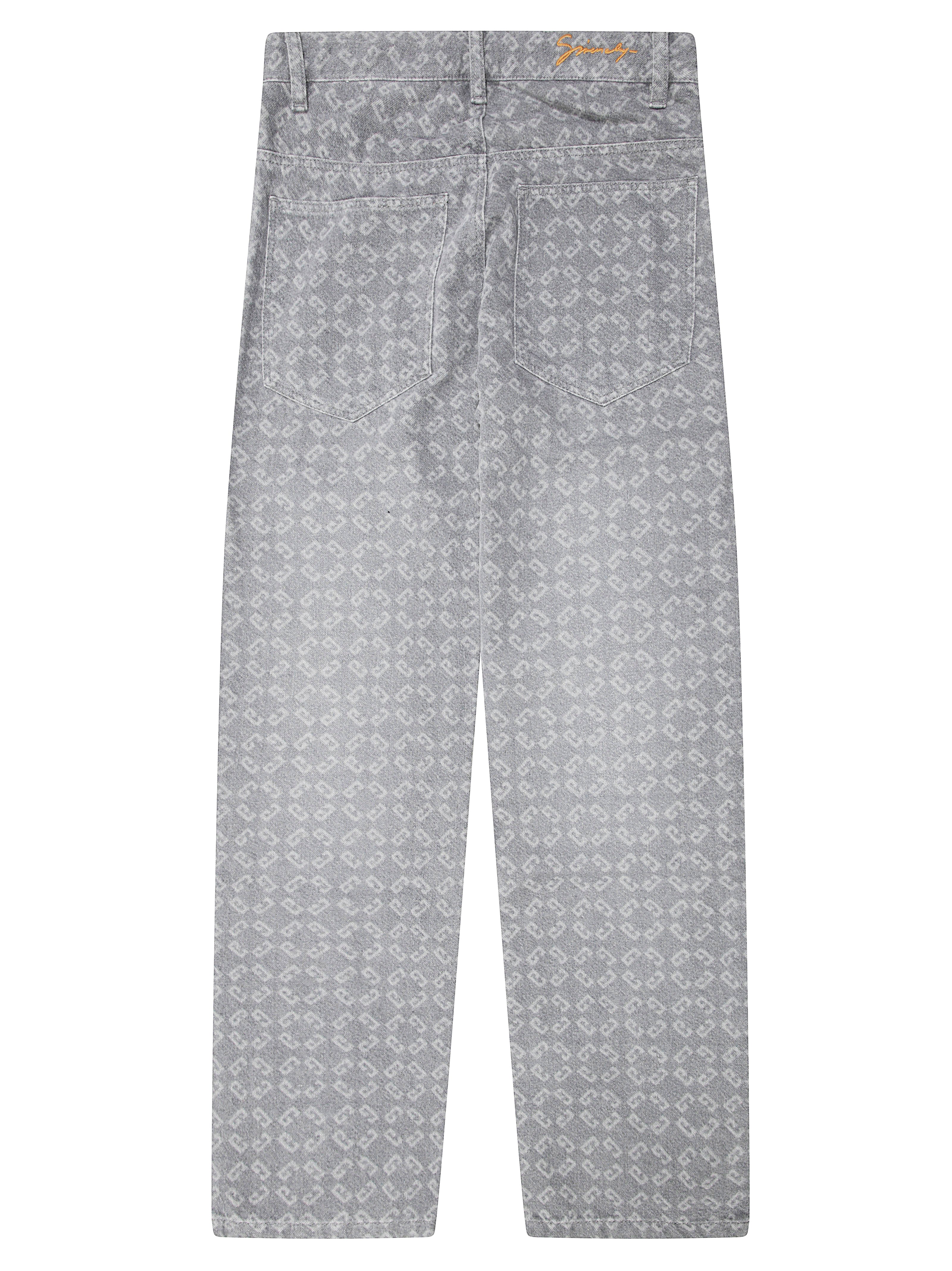 GIVENCHY Medium Wash Logo Pocket Jeans