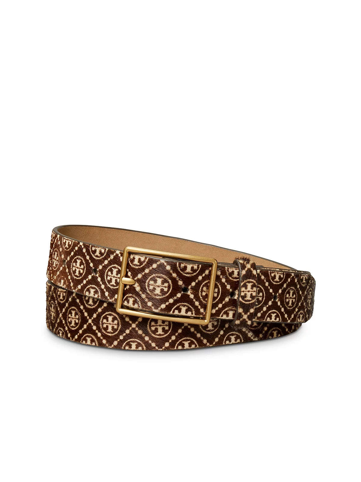 TORY BURCH Monogram Haircalf Belt - 2.5 cm Width
